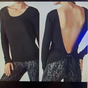 Fabletics Karen long sleeve open back shirt